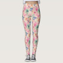 Recherche de pastel floral leggings Abstrait