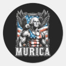 Recherche de george washington autocollants Juillet