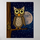 Suche nach eulen poster Nacht