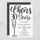 Recherche de champagne 30ans anniversaire invitations Fête d'anniversaire