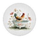 Recherche de coq vintage planches à découper Floral