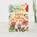 Recherche de fleur anniversaire cartes Oiseau