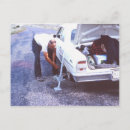 Recherche de réparation de voiture cartes postales Vintage