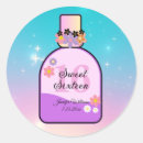Recherche de bouteille de parfum autocollants Floral