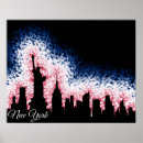 Suche nach skyline silhouette poster New york city