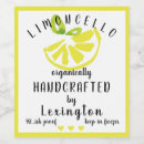 Recherche de bouteilles vin étiquettes Limoncello