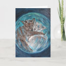 Recherche de la birmanie vœux cartes Chaton