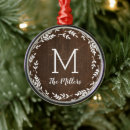 Recherche de monogramme de couronne ornements Family