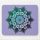 Recherche de fleur mandala tapis souris Unique