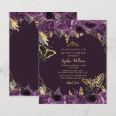 Recherche de papillon pourpre invitations Mis