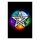 Recherche de pentagramme posters Wiccan