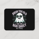 Suche nach boo visitenkarten Geist