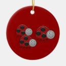 Recherche de coccinelle ornements Rouge