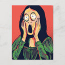 Recherche de mona lisa cartes postales Dessin