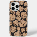Recherche de feuille de monstera iphone coques Élégant