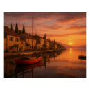 Suche nach rotes boot poster Sonnenuntergang