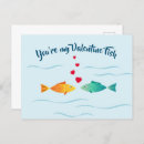 Recherche de poisson de mer cartes postales Amour