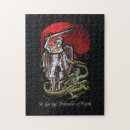 Recherche de dragon noir puzzles Rouge