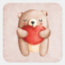 Suche nach niedlicher teddybär aufkleber Aquarell