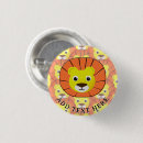 Recherche de lion mignon badges Safari