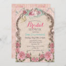 Recherche de vintage bridal shower invitations Floral