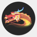 Recherche de dragon oriental autocollants Asiatique