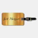 Suche nach just married gepäckanhänger Gepäckmarke