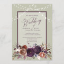 Suche nach lila und grüne hochzeit einladungen Blume