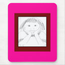 Recherche de ordinateur dessin tapis souris Fille