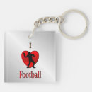 Recherche de quarterback porteclés Joueur de football