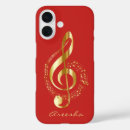 Recherche de notes musique iphone coques Rouge