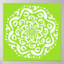 Suche nach blumen mandala poster Weiß