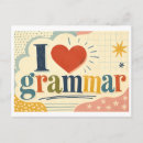 Recherche de grammaire cartes postales Dessin