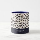 Recherche de empreinte de léopard rose tasses Animal