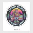 Recherche de camping drôle autocollants Rétro
