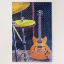 Recherche de guitare électrique puzzles Rock