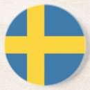 Recherche de suédois dessous de verres Drapeau