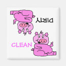 Recherche de porc rose magnets Ferme