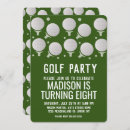 Recherche de vert de golf invitations Trou dans un