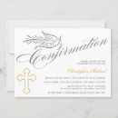 Recherche de de bébé confirmation invitations Garçon