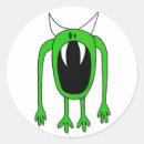 Suche nach grünes monster aufkleber Lustig