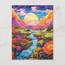 Suche nach magische landschaft postkarten Bunt