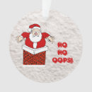 Recherche de cheminée noël autocollants Ho ho oups