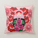 Recherche de poupée russe coussins Rose