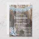 Recherche de western quinceanera invitations Rustique