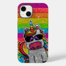 Recherche de mignons de licorne iphone coques Parties scintillant