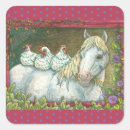 Recherche de chevaux trait autocollants Ferme