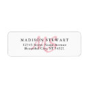 Recherche de address labels étiquettes adresse retour Rose