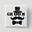 Recherche de moustache noire badges Noir et blanc