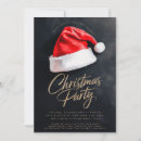 Recherche de santa hat noël invitations Minimaliste moderne